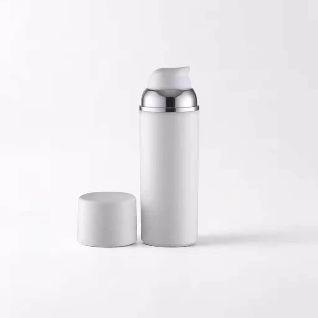 Hvid airless flaske