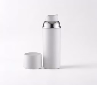 Hvid airless flaske